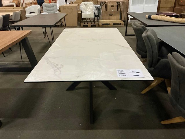 Allesso wit eetkamertafel 200cm - afbeelding 2 van  3