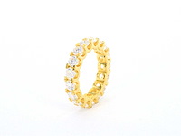 Alliance ring met briljanten - afbeelding 3 van  3