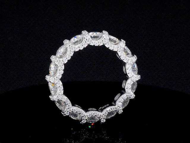 Alliance ring met briljanten - afbeelding 2 van  6