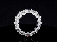 Alliance ring met briljanten - afbeelding 2 van  6