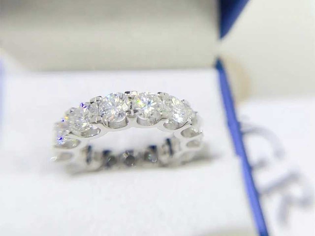 Alliance ring met briljanten - afbeelding 4 van  6