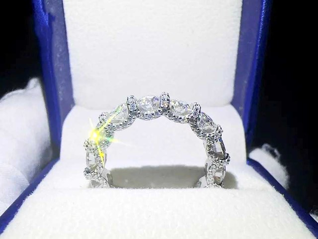 Alliance ring met briljanten - afbeelding 6 van  6
