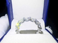 Alliance ring met briljanten - afbeelding 6 van  6