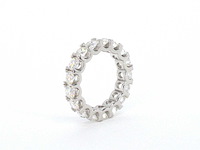 Alliance ring met briljanten - afbeelding 2 van  3