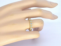 Alliance ring met natuurlijke diamanten - afbeelding 2 van  9