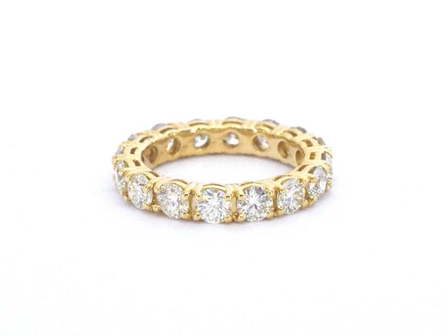 Alliance ring met natuurlijke diamanten - afbeelding 5 van  9