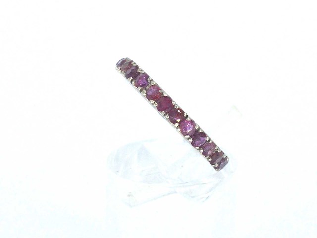 Alliance ring met robijnen - afbeelding 4 van  7