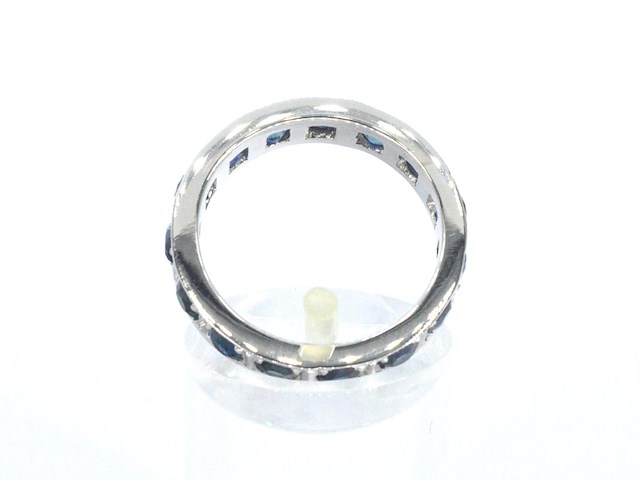 Alliance ring met saffieren - afbeelding 5 van  8