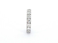 Alliance ring met zeer hoge kwaliteit aan diamanten - afbeelding 9 van  10
