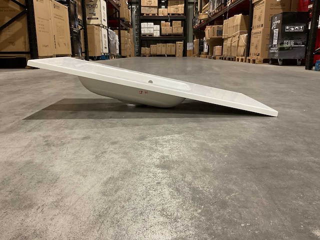 Allibert - 100cm plan polybeton 1v blanc - 821285 - badkamer wastafels 5 stuks - afbeelding 28 van  43