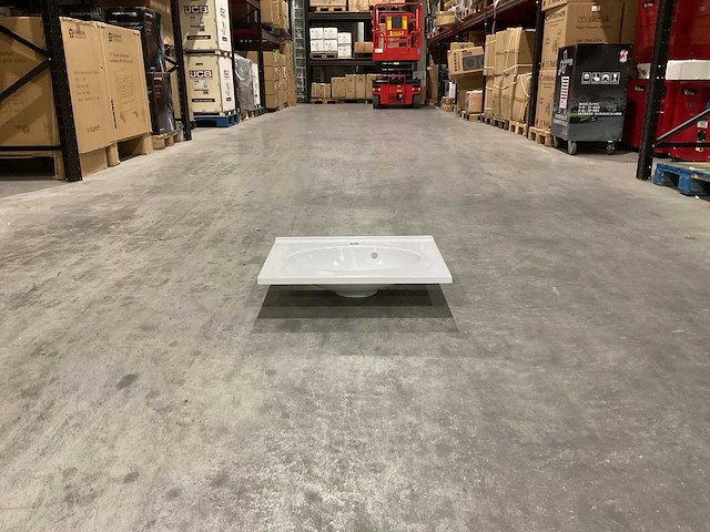 Allibert - 60 cm plan polybeton 1 vasque blanc - 816701 - wasbak - afbeelding 23 van  38