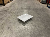 Allibert - 60 cm plan polybeton 1 vasque blanc - 816701 - wasbak - afbeelding 33 van  38