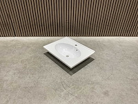 Allibert - 60 cm plan polybeton 1 vasque blanc - 816701 - wasbak - afbeelding 18 van  38