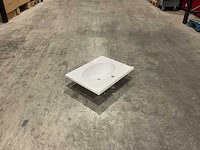 Allibert - 60 cm plan polybeton 1 vasque blanc - 816701 - wasbak - afbeelding 36 van  38