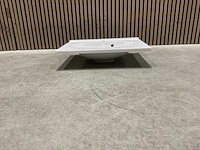 Allibert - 60 cm plan polybeton 1 vasque blanc - 816701 - wasbak - afbeelding 10 van  37