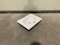 Allibert - 60 cm plan polybeton 1 vasque blanc - 816701 - wasbak - afbeelding 27 van  37