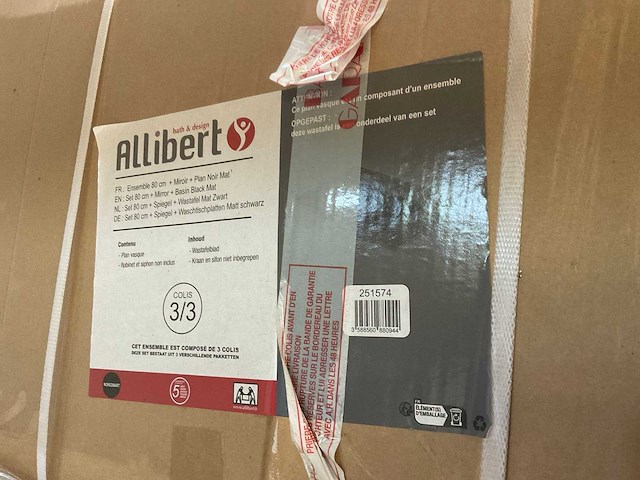 Allibert - 80cm - wastafel (9x) - afbeelding 7 van  8
