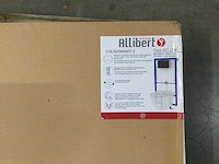 Allibert - inbouw frame met zwarte drukplaat. zonder toilet. - afbeelding 2 van  4