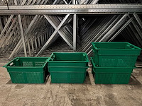 Allibert - krat 60x40x30cm stapelbaar en nestelbaar (50x) - afbeelding 2 van  5