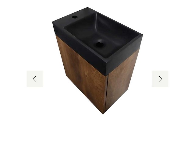 Allibert - toiletmeubel met fontein 40x25x48 cm - afbeelding 2 van  6