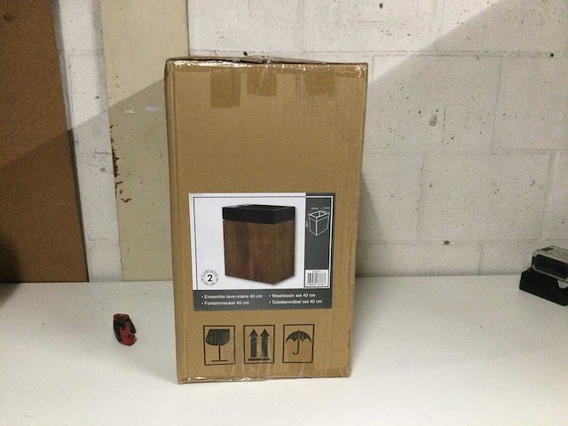 Allibert - toiletmeubel met fontein 40x25x48 cm - afbeelding 3 van  6