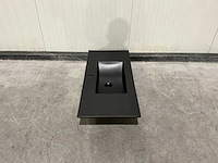 Allibert 100cm plan ceram 1 vasque noir 829123 wasbak - afbeelding 25 van  36