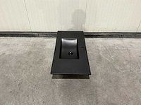 Allibert 100cm plan ceram 1 vasque noir 829123 wasbak - afbeelding 29 van  36