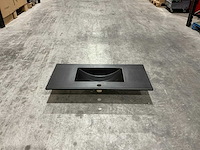 Allibert 100cm plan ceram 1 vasque noir 829123 wasbak - afbeelding 34 van  36
