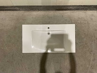 Allibert 100cm plan polybeton 1 vasque blanc 816345 wasbak - afbeelding 24 van  40