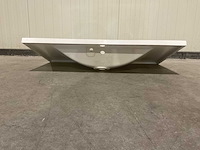 Allibert 100cm plan polybeton 1 vasque blanc 816345 wasbak - afbeelding 29 van  40