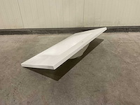 Allibert 100cm plan polybeton 1 vasque blanc 816345 wasbak - afbeelding 30 van  40