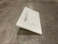 Allibert 100cm plan polybeton 1 vasque blanc 816345 wasbak - afbeelding 36 van  40