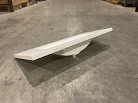 Allibert 100cm plan polybeton 1 vasque blanc 816345 wasbak - afbeelding 39 van  40