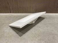 Allibert 100cm plan polybeton 1 vasque blanc 816345 wasbak - afbeelding 17 van  40