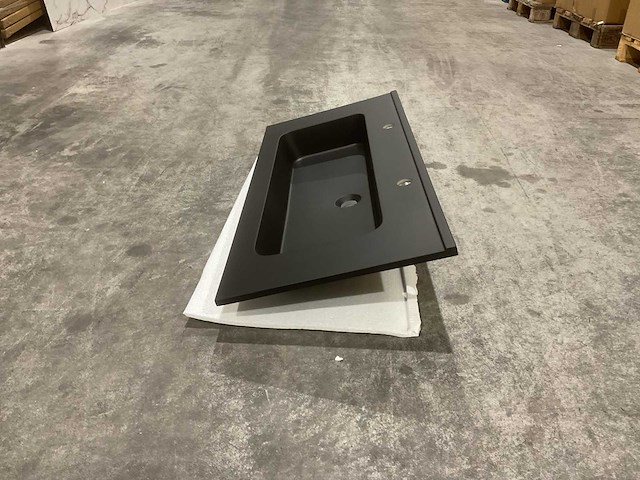Allibert 101cm plan polybeton 1v 2r 827782 wastafels 6 stuks - afbeelding 2 van  42