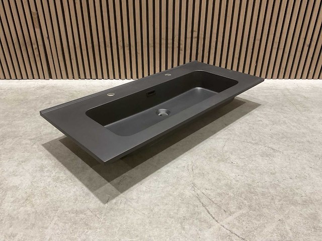 Allibert 101cm plan polybeton 1v 2r 827782 wastafels 6 stuks - afbeelding 11 van  42