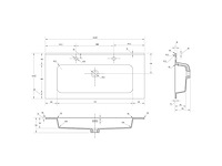 Allibert 101cm plan polybeton 1v 2r 827782 wastafels 6 stuks - afbeelding 31 van  42