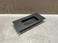 Allibert 101cm plan polybeton 1v 827781 wasbak - afbeelding 2 van  6