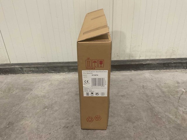 Allibert 60cm plan polybeton 1 vasque blanc 813874 wasbak - afbeelding 27 van  28