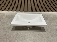 Allibert 60cm plan polybeton 1 vasque blanc 813874 wasbak - afbeelding 15 van  43