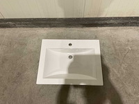 Allibert 60cm plan polybeton 1 vasque blanc 813874 wasbak - afbeelding 24 van  43