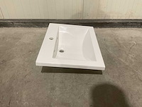 Allibert 60cm plan polybeton 1 vasque blanc 813874 wasbak - afbeelding 26 van  43