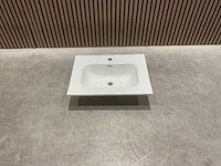 Allibert 61cm kosmik-fascine ceram wbas 60 1b 829159 wasbak - afbeelding 3 van  23