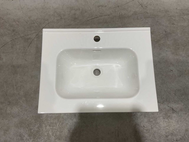 Allibert 61cm kosmik-fascine ceram wbas 60 1b 829159 wasbak - afbeelding 4 van  23