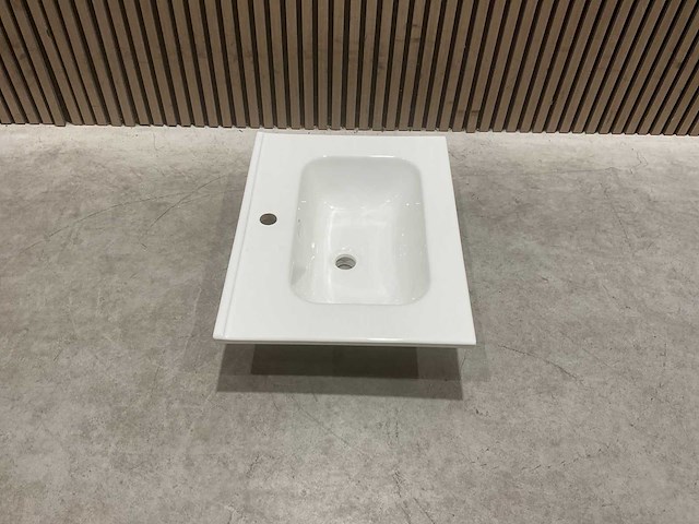 Allibert 61cm kosmik-fascine ceram wbas 60 1b 829159 wasbak - afbeelding 7 van  23
