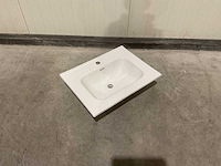 Allibert 61cm kosmik-fascine ceram wbas 60 1b 829159 wasbak - afbeelding 17 van  23