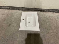 Allibert 61cm kosmik-fascine ceram wbas 60 1b 829159 wasbak - afbeelding 18 van  23