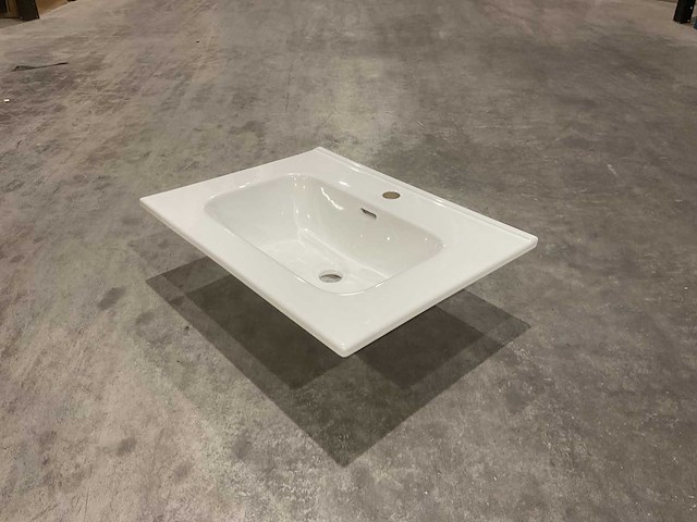Allibert 61cm kosmik-fascine ceram wbas 60 1b 829159 wasbak - afbeelding 2 van  34