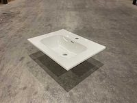 Allibert 61cm kosmik-fascine ceram wbas 60 1b 829159 wasbak - afbeelding 2 van  34