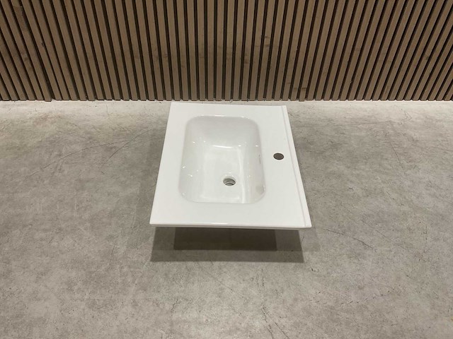 Allibert 61cm kosmik-fascine ceram wbas 60 1b 829159 wasbak - afbeelding 15 van  34